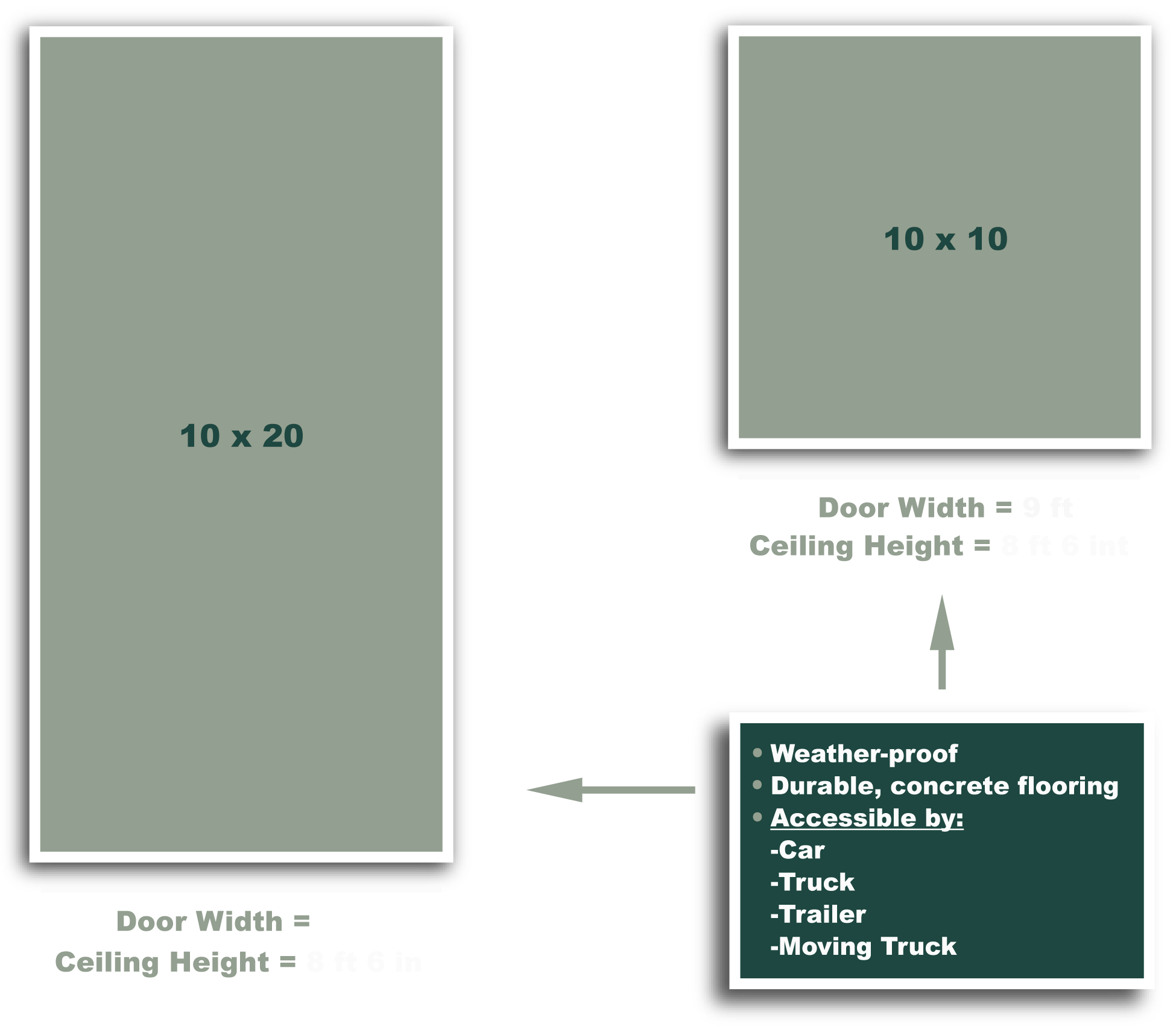 Hudson Corner Self Storage Unit Options